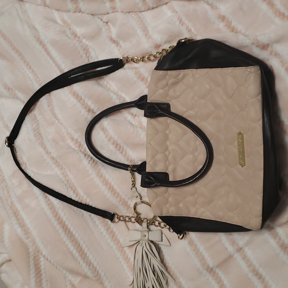 Betsy Johnson quilted purse